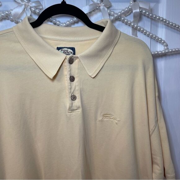 Tommy Bahama Yellow Polo Shirt - Picture 3 of 7